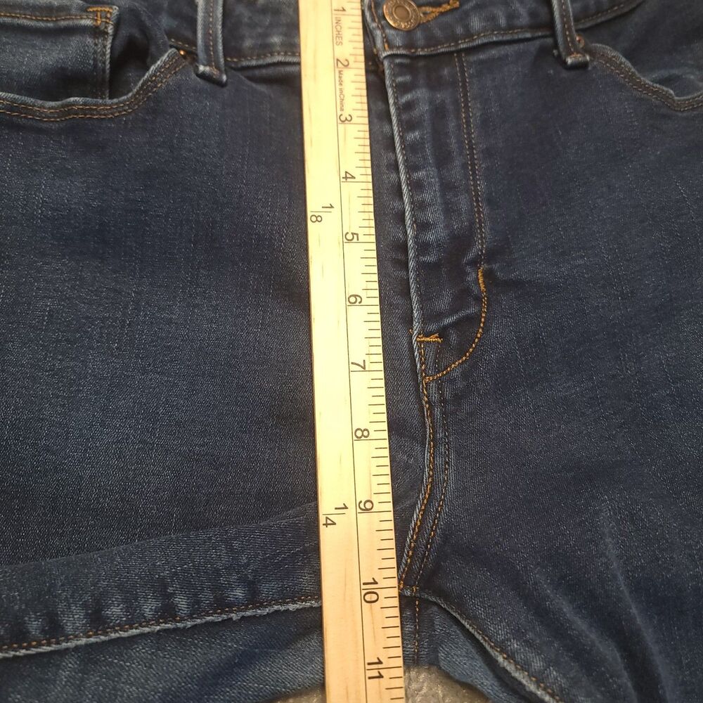 Levi's Womens 14 Mid Rise Skinny Jeans Blue Denim - Picture 8 of 11